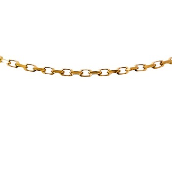 9ct gold 3.9g 17 1/2 inch belcher Chain